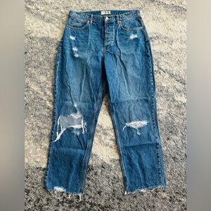 We The Free Distressed Blue Womens Jeans